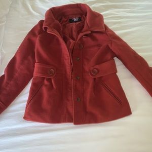 Rust/Orange Peacoat jacket